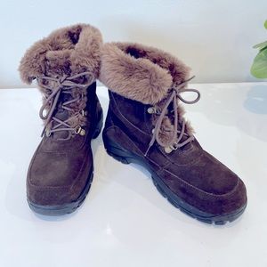Natural Reflections size 7.5 M ladies winter brown boots